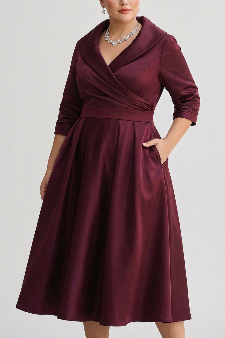 Romaine - Elegant midi dress