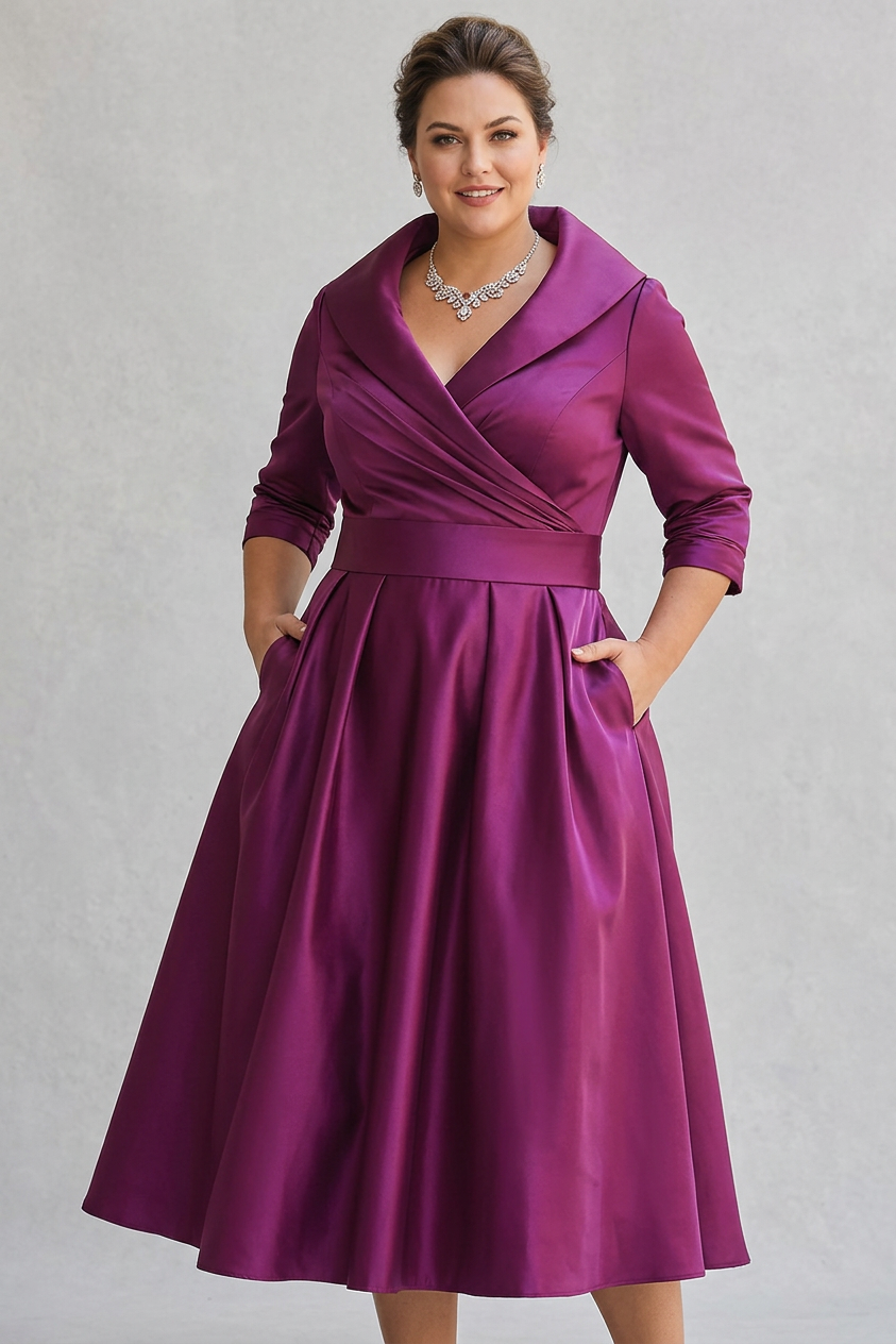 Romaine - Elegant midi dress