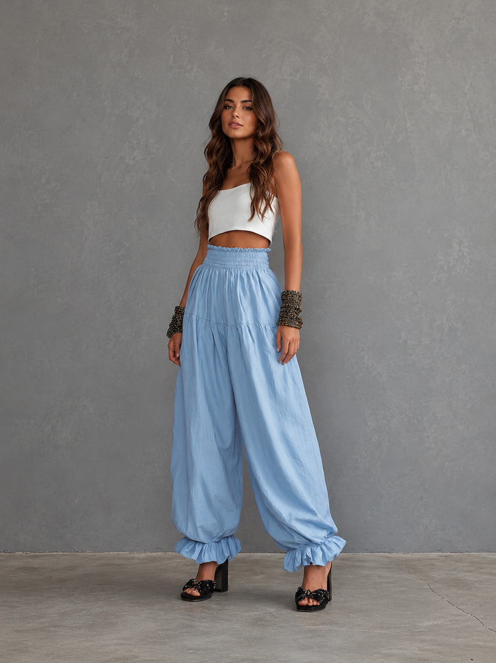Posy | Cotton-Linen Ease Pants