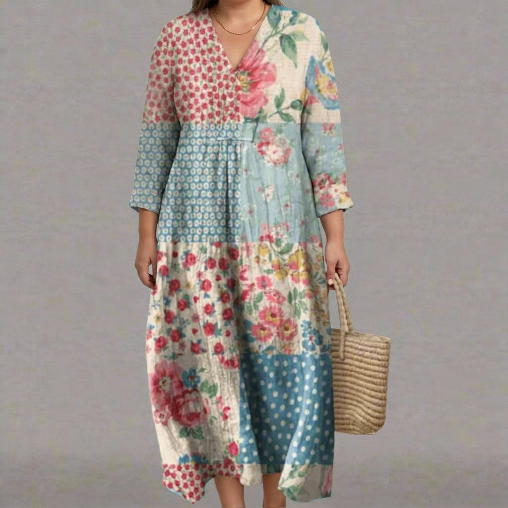 FLORENCE | ELEGANT GEOMETRIC DRESS