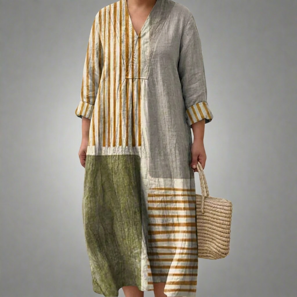 AURELIA | ELEGANT GEOMETRIC DRESS