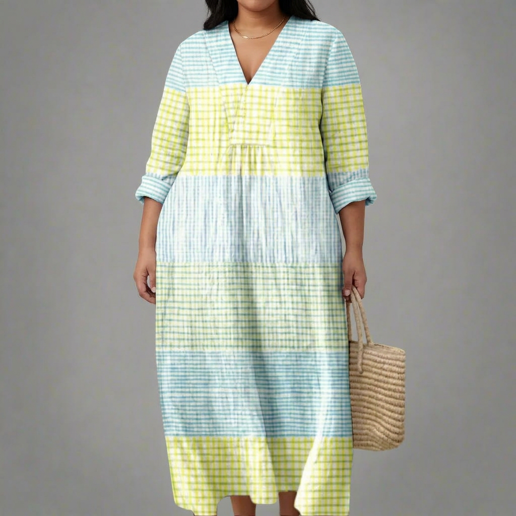 ADAIR | ELEGANT GEOMETRIC DRESS
