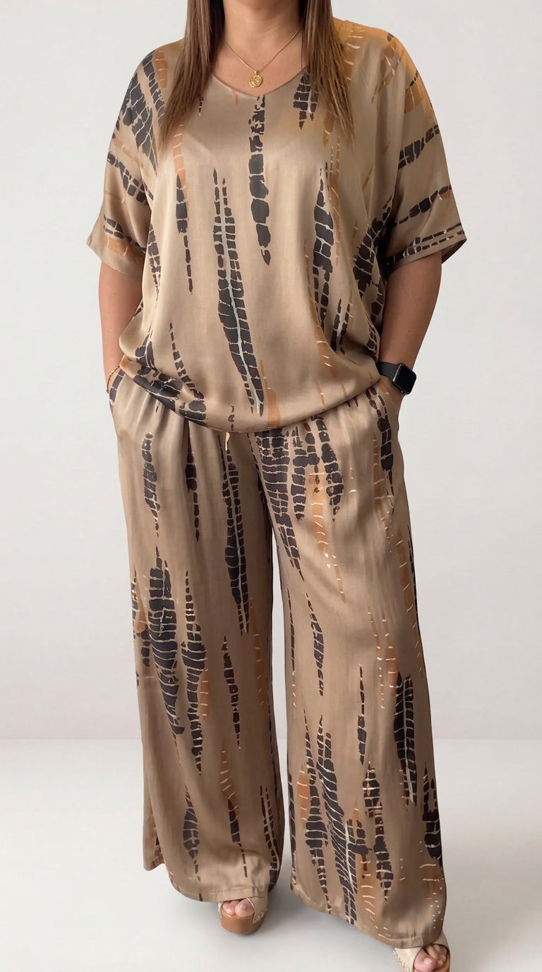 Freya – Co-ord Set Printed Two-Piece