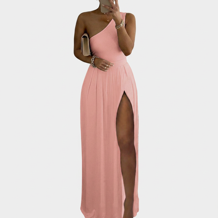 Rosa Printed Wide-Leg Overall Jumpsuit with Pockets