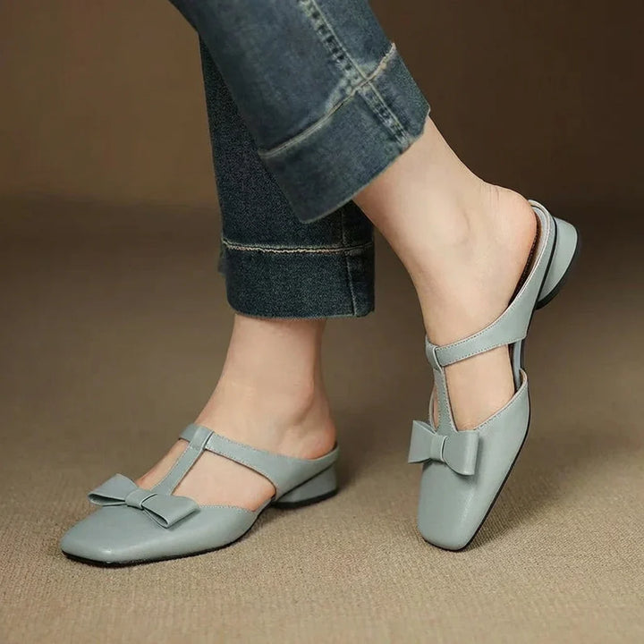 Ula | Square Toe Slippers