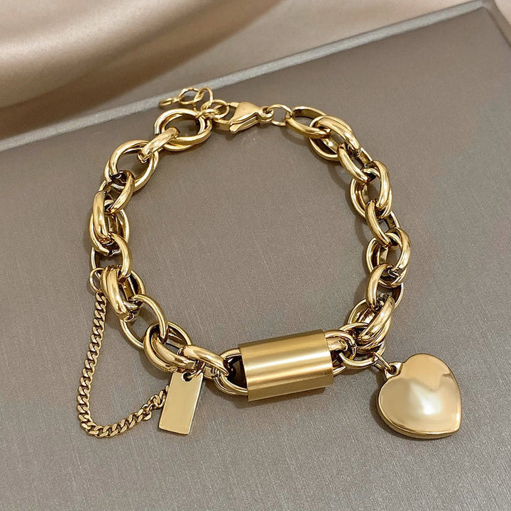Eleni Chunky Bracelet | Gold