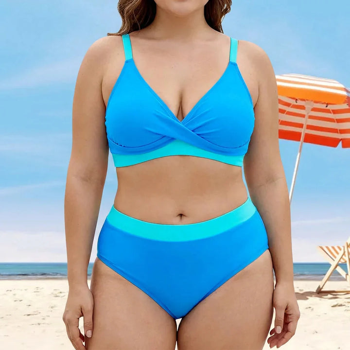 Wilhelmina | Your tummy-shaping bikini set with a stylish V-neck