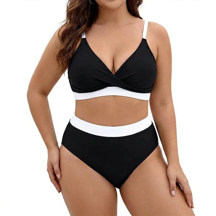 Wilhelmina | Your tummy-shaping bikini set with a stylish V-neck