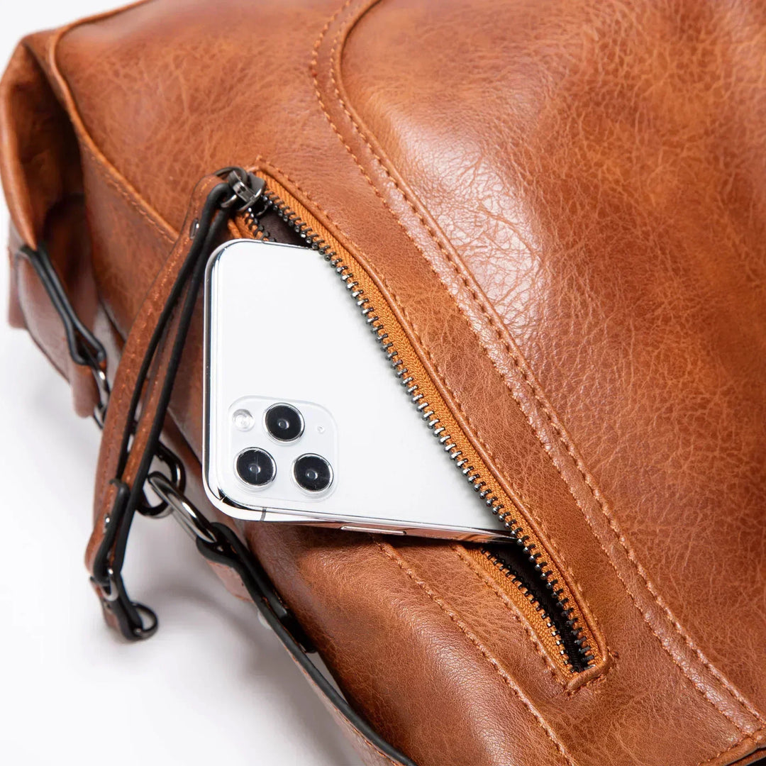 Verena - Vintage Vegan Leather Bag