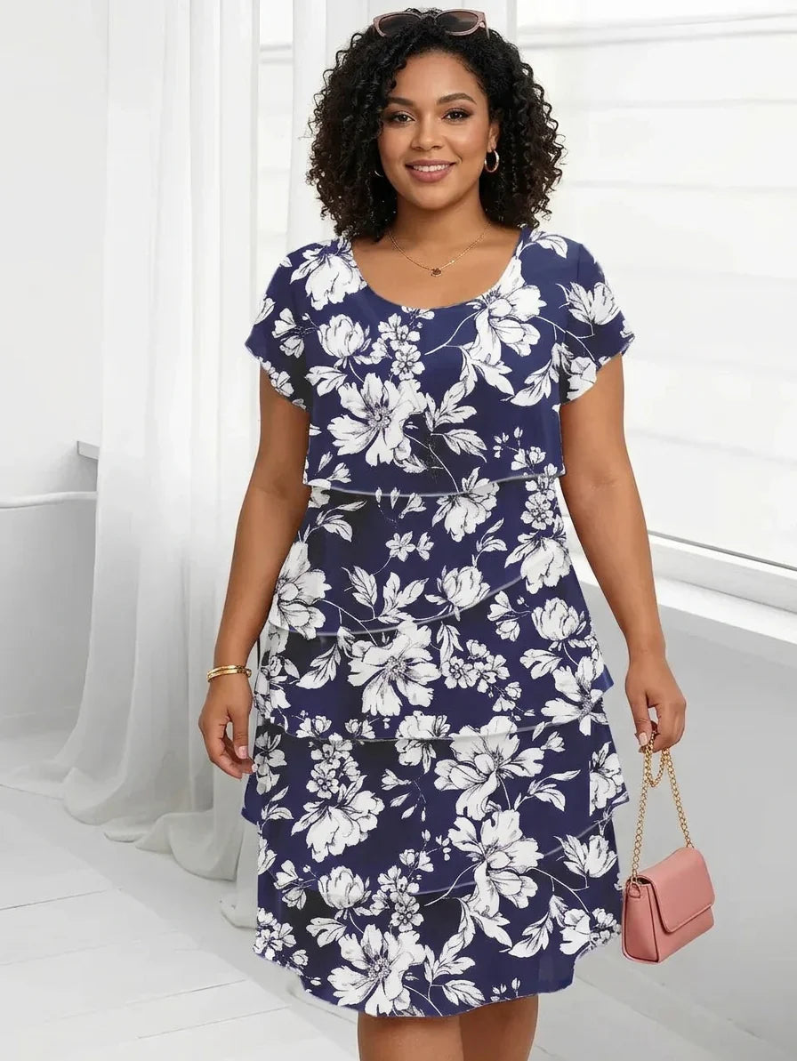 Sora | Elegant Comfort Ruffle Dress