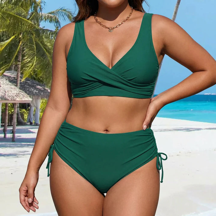 Wilhelmina | Your tummy-shaping bikini set with a stylish V-neck