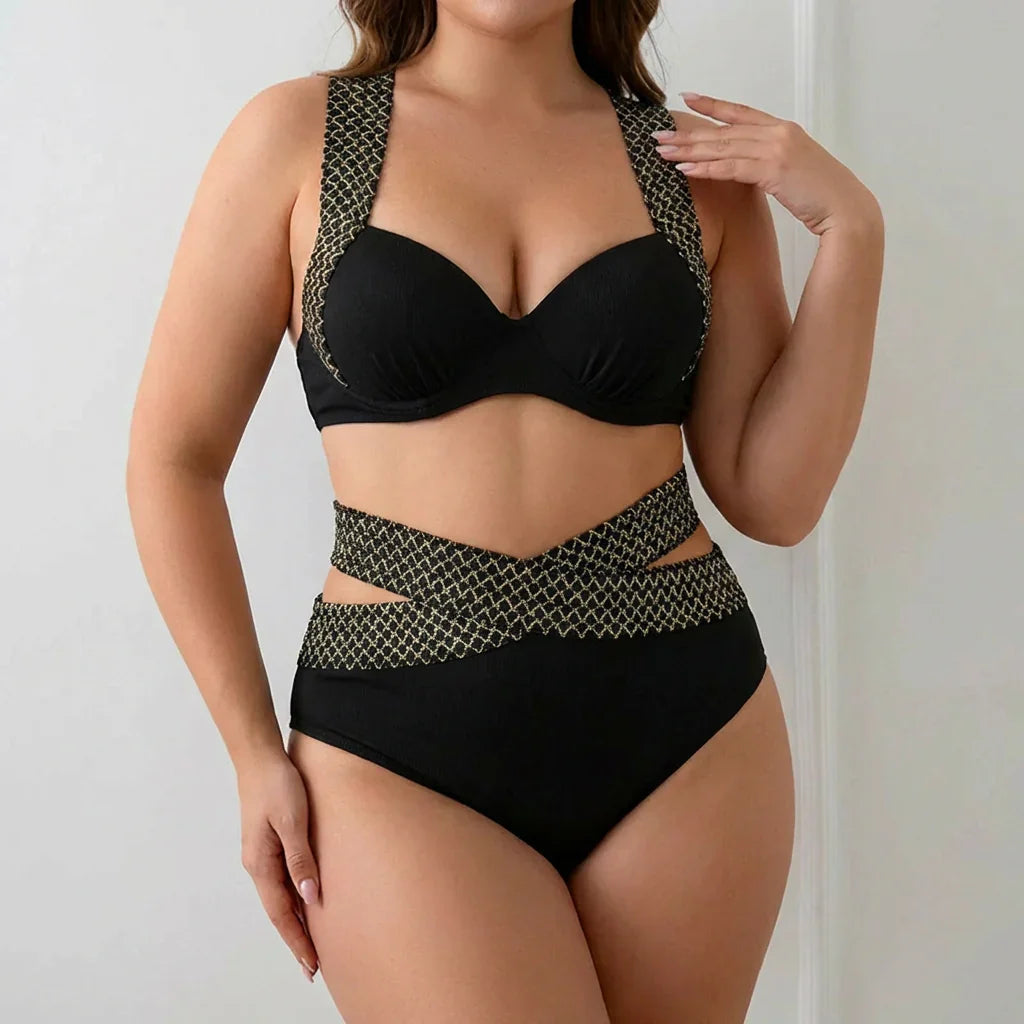 Wilhelmina | Your tummy-shaping bikini set with a stylish V-neck