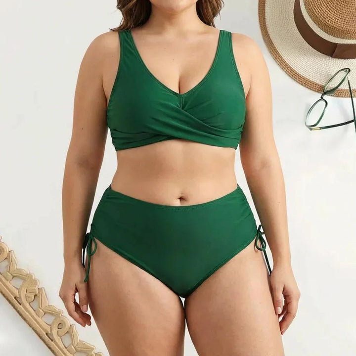 Wilhelmina | Your tummy-shaping bikini set with a stylish V-neck