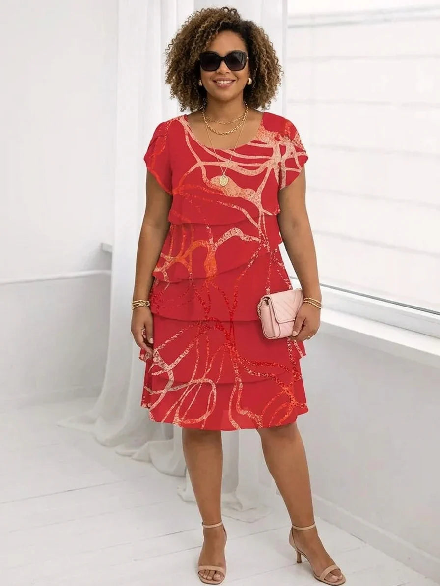 Yuki | Elegant Comfort Ruffle Dress