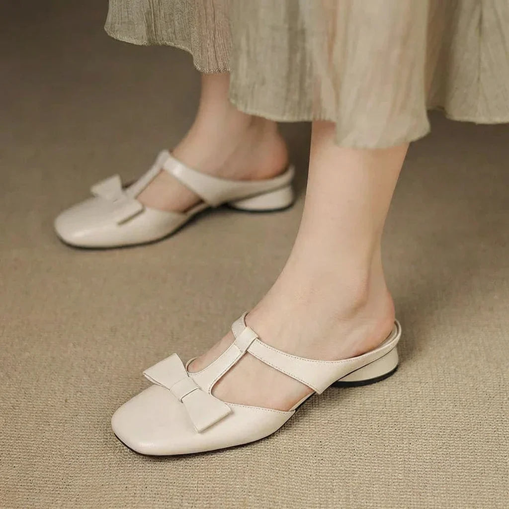 Ula | Square Toe Slippers