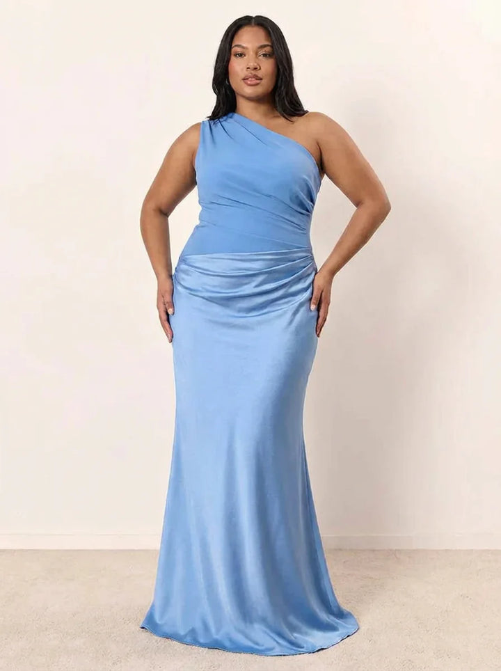 Floriane | Maxi Dress with a Guilt in Satin