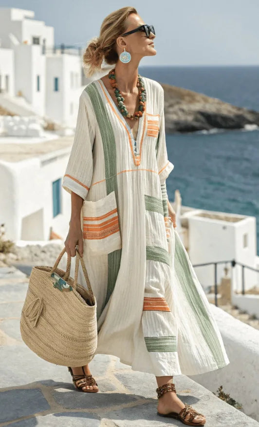 Mirabel Coastal Flow Dress