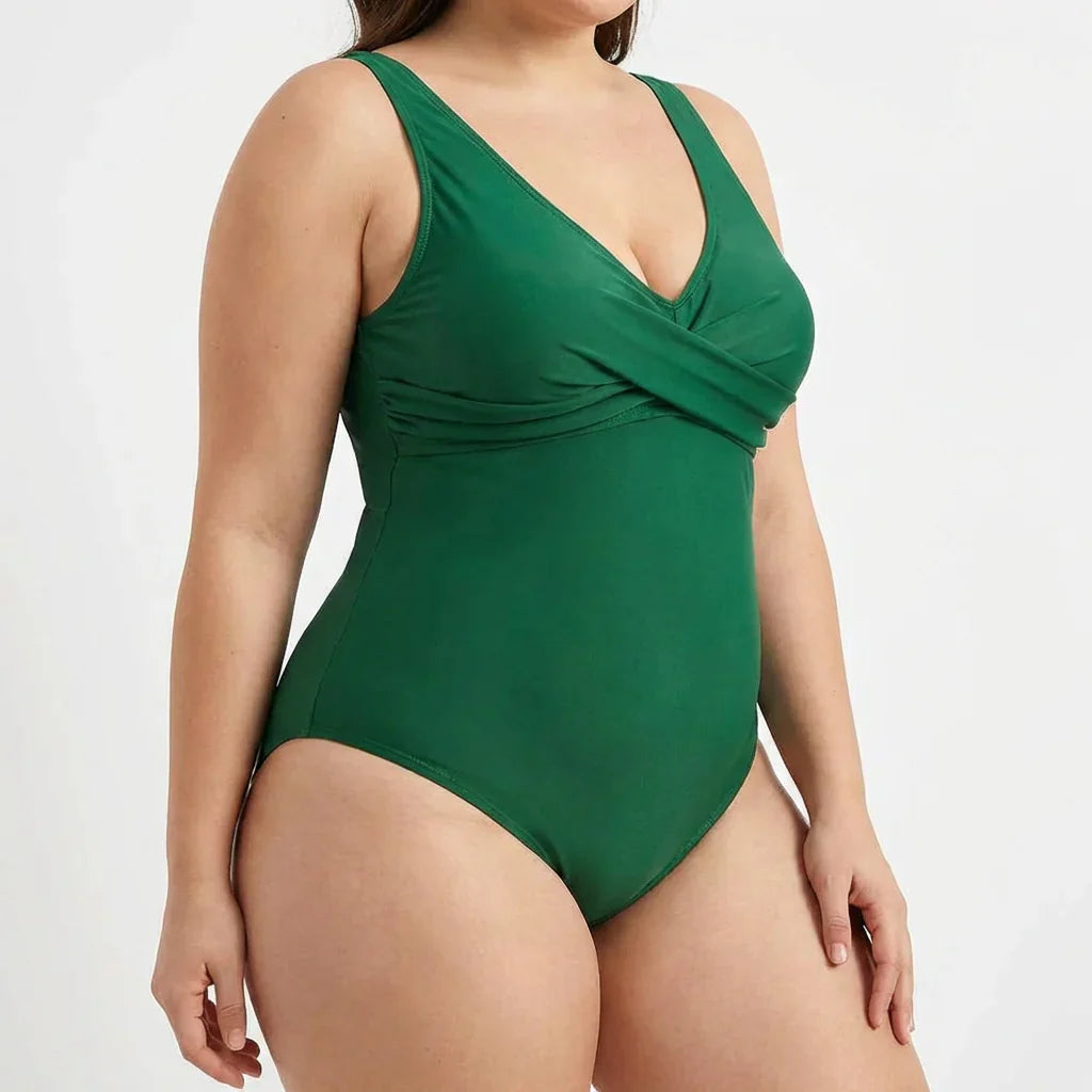 Wilhelmina | Your tummy-shaping bikini set with a stylish V-neck
