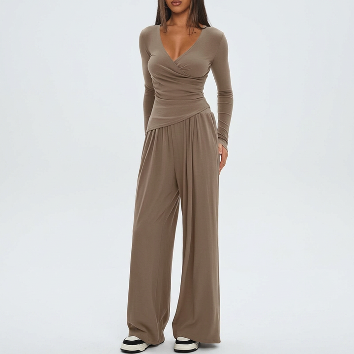 Selma | Luxe Coastal Wrap Jumpsuit