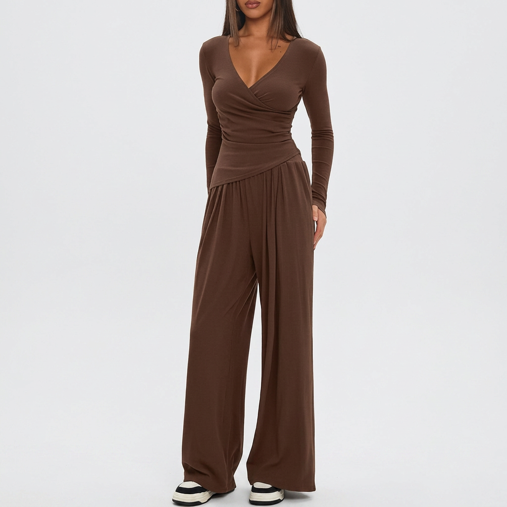 Selma | Luxe Coastal Wrap Jumpsuit