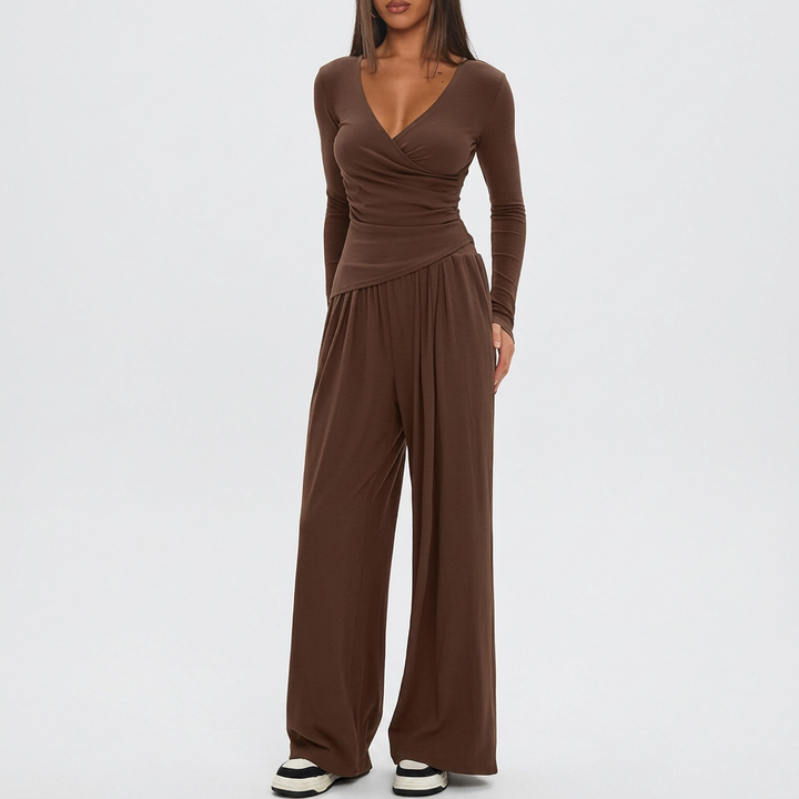 Selma | Luxe Coastal Wrap Jumpsuit