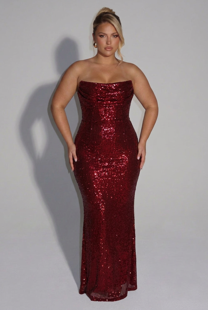 Serena Sequin Maxi Dress