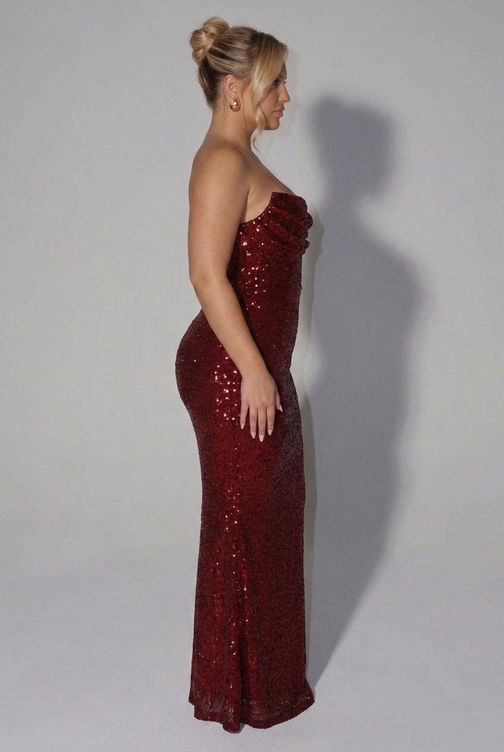 Serena Sequin Maxi Dress