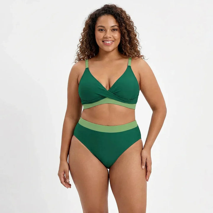 Wilhelmina | Your tummy-shaping bikini set with a stylish V-neck