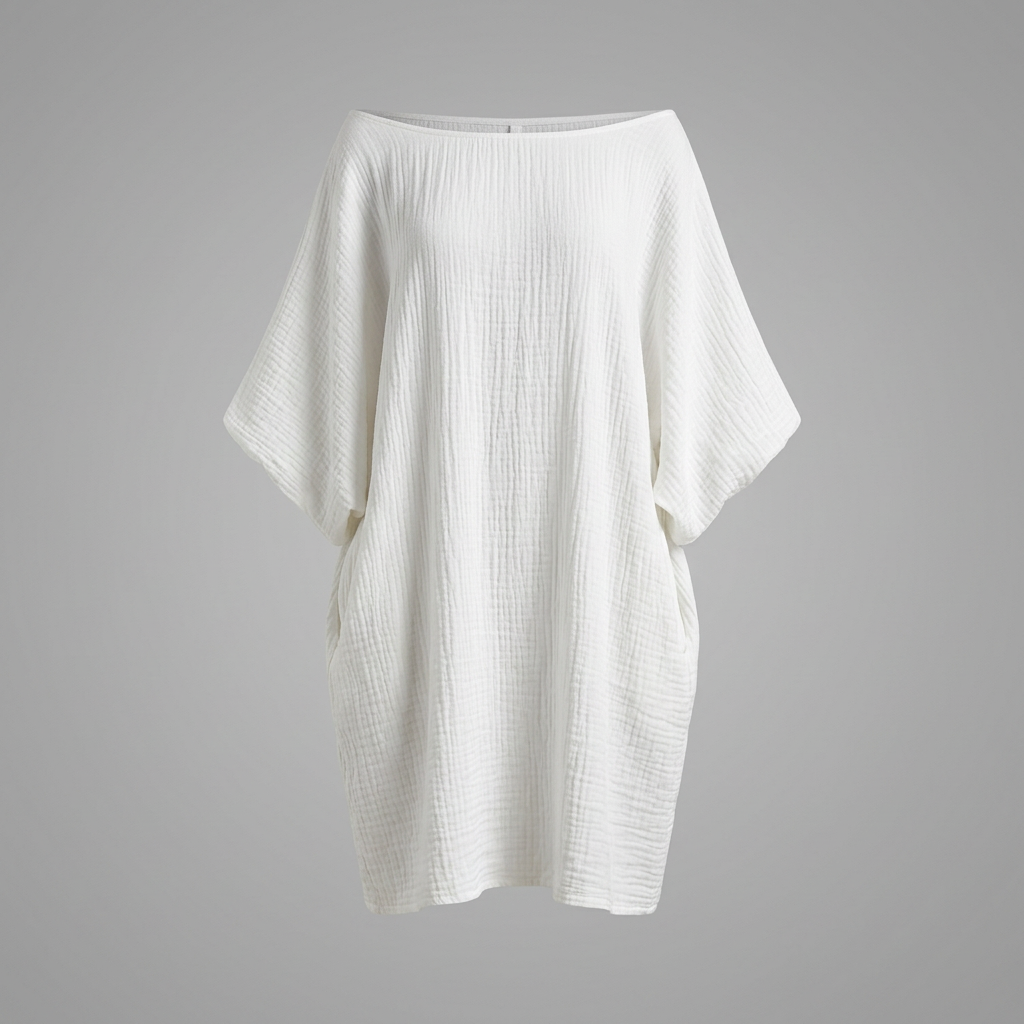 Sienna | Relaxed Off-Shoulder Gauze Dress