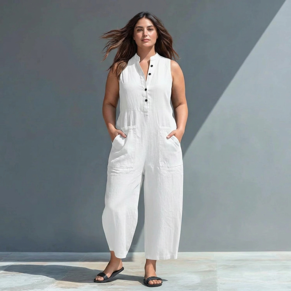 Signy - Blend Collar Jumpsuit