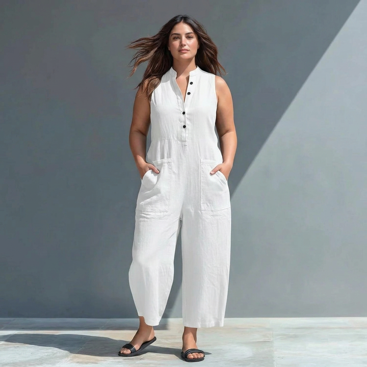 Signy - Blend Collar Jumpsuit