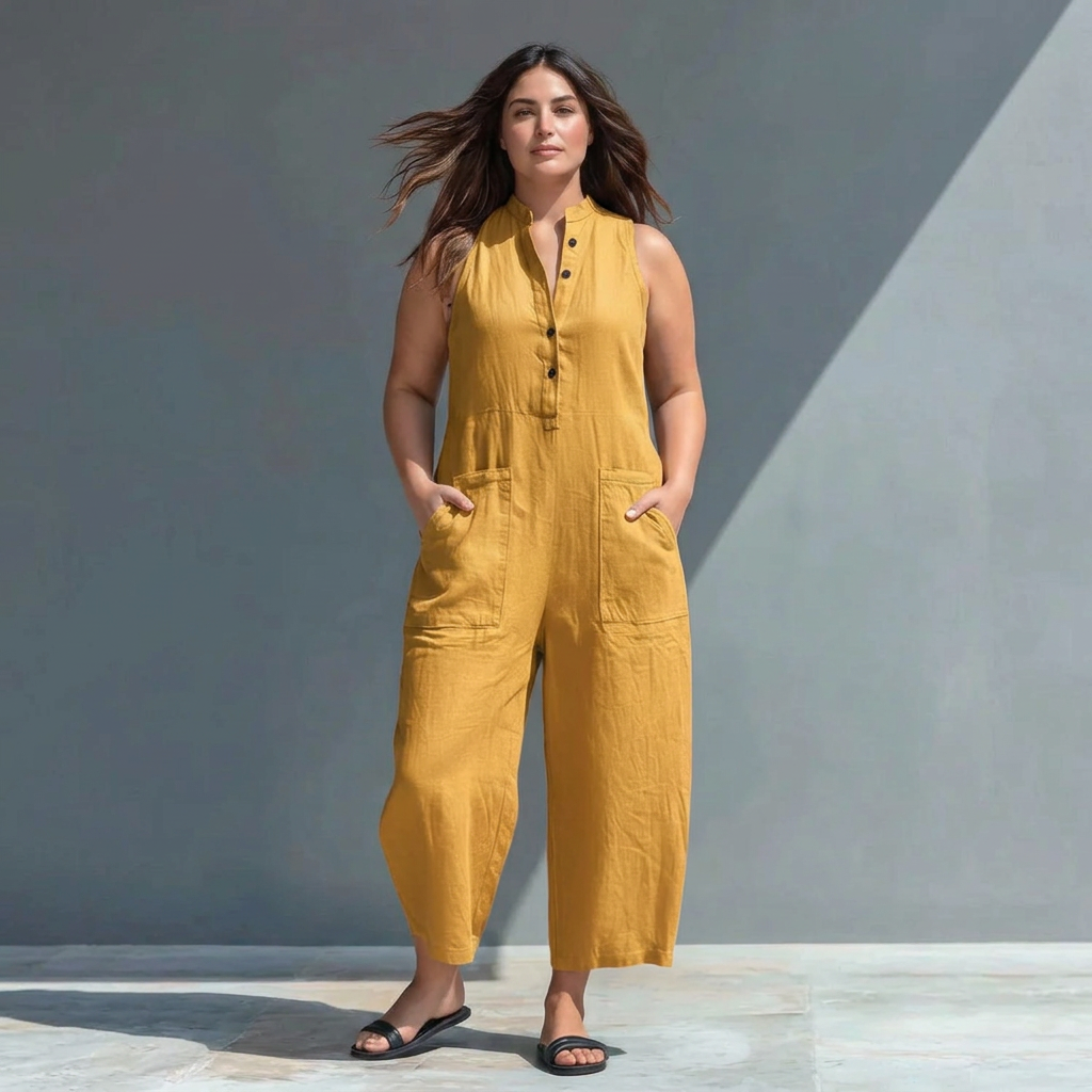 Signy - Blend Collar Jumpsuit