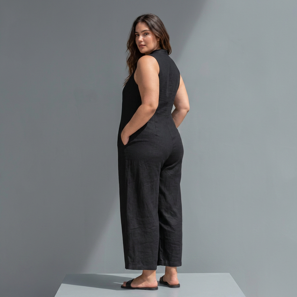 Signy - Blend Collar Jumpsuit