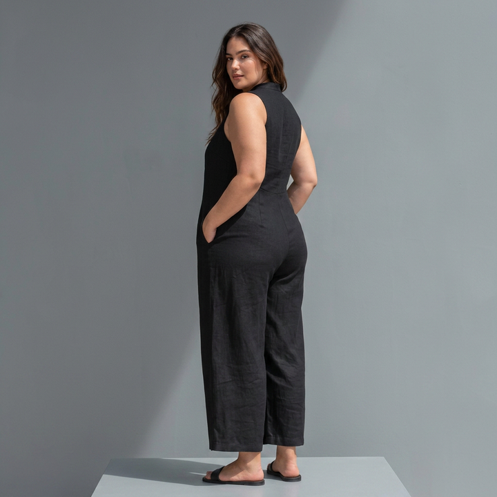 Signy - Blend Collar Jumpsuit