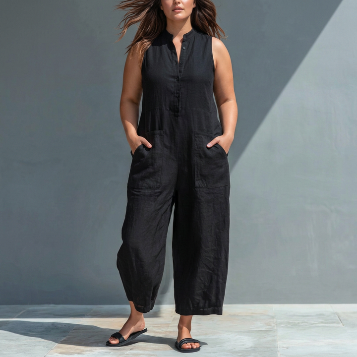 Signy - Blend Collar Jumpsuit