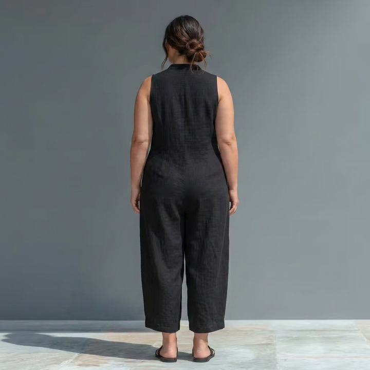 Signy - Blend Collar Jumpsuit