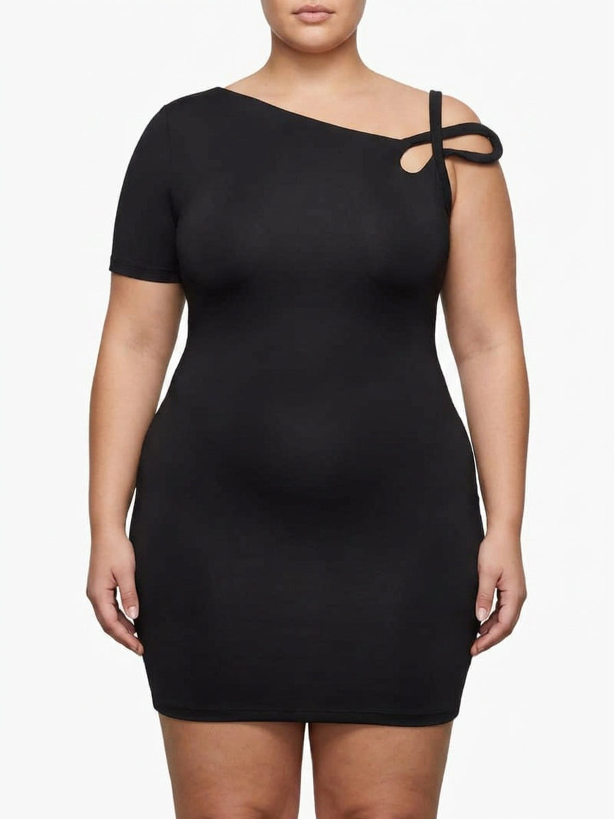 Leontine twisted mini dress
