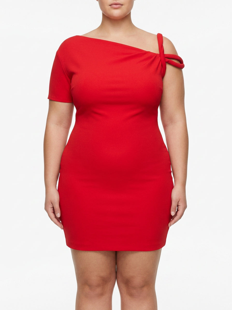 Leontine twisted mini dress