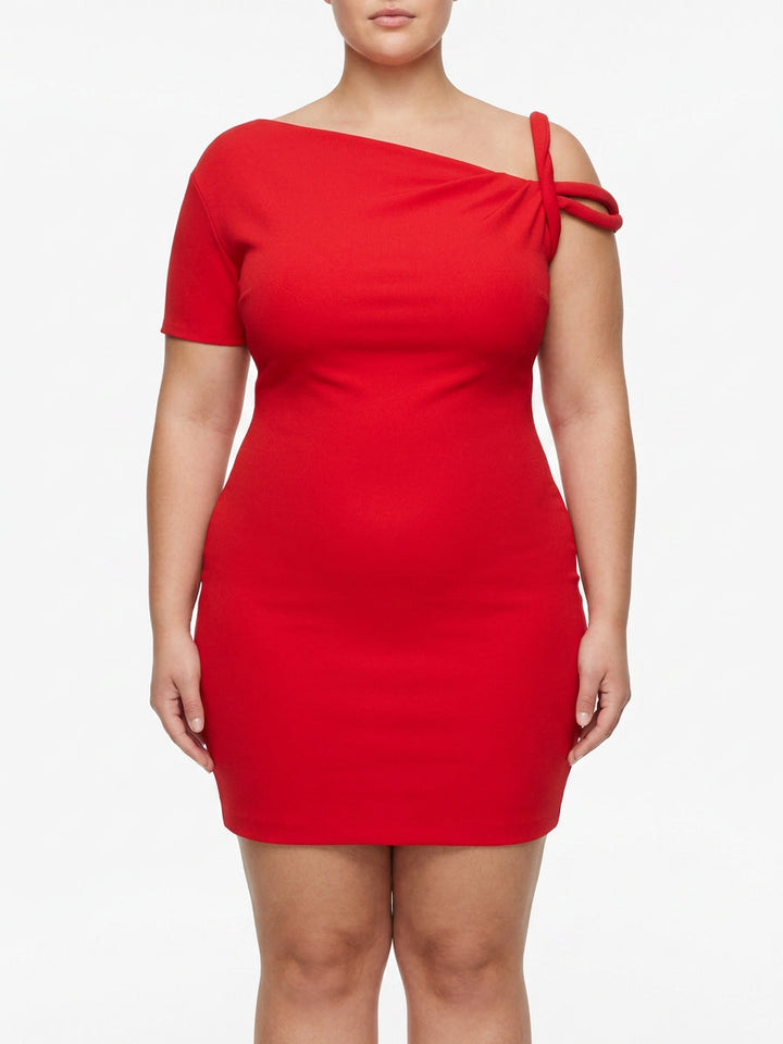 Leontine twisted mini dress