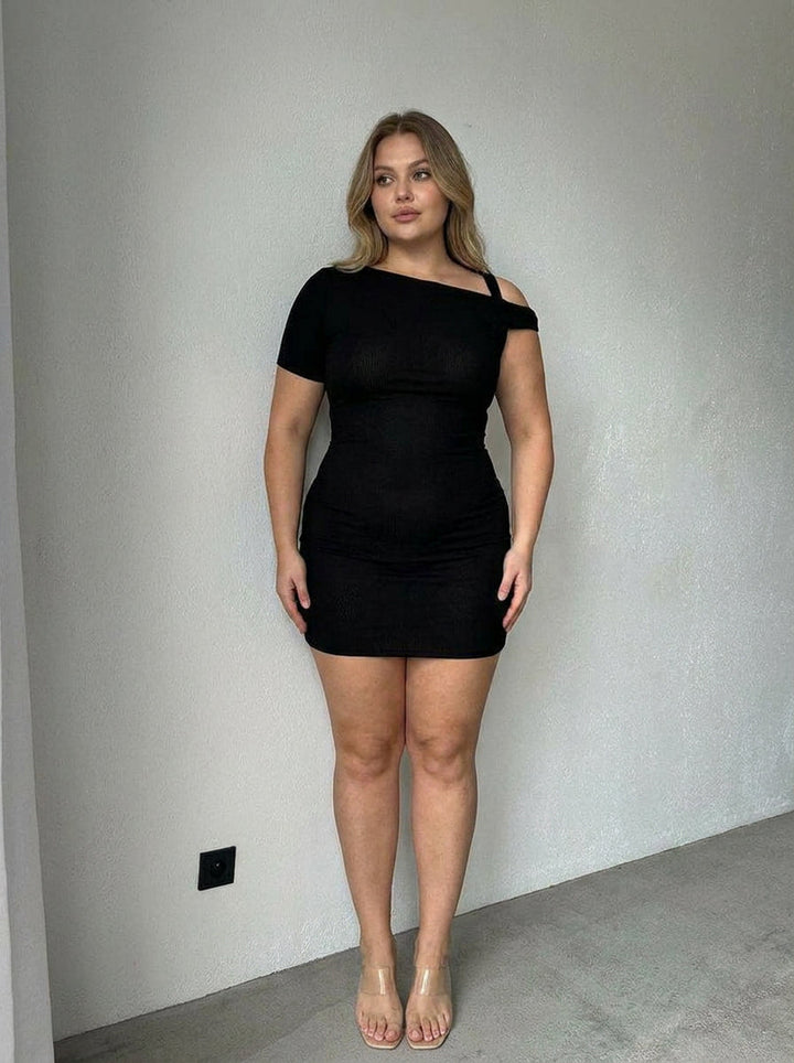 Leontine twisted mini dress