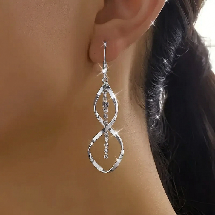 Dahlia Spiral Earrings | Gold