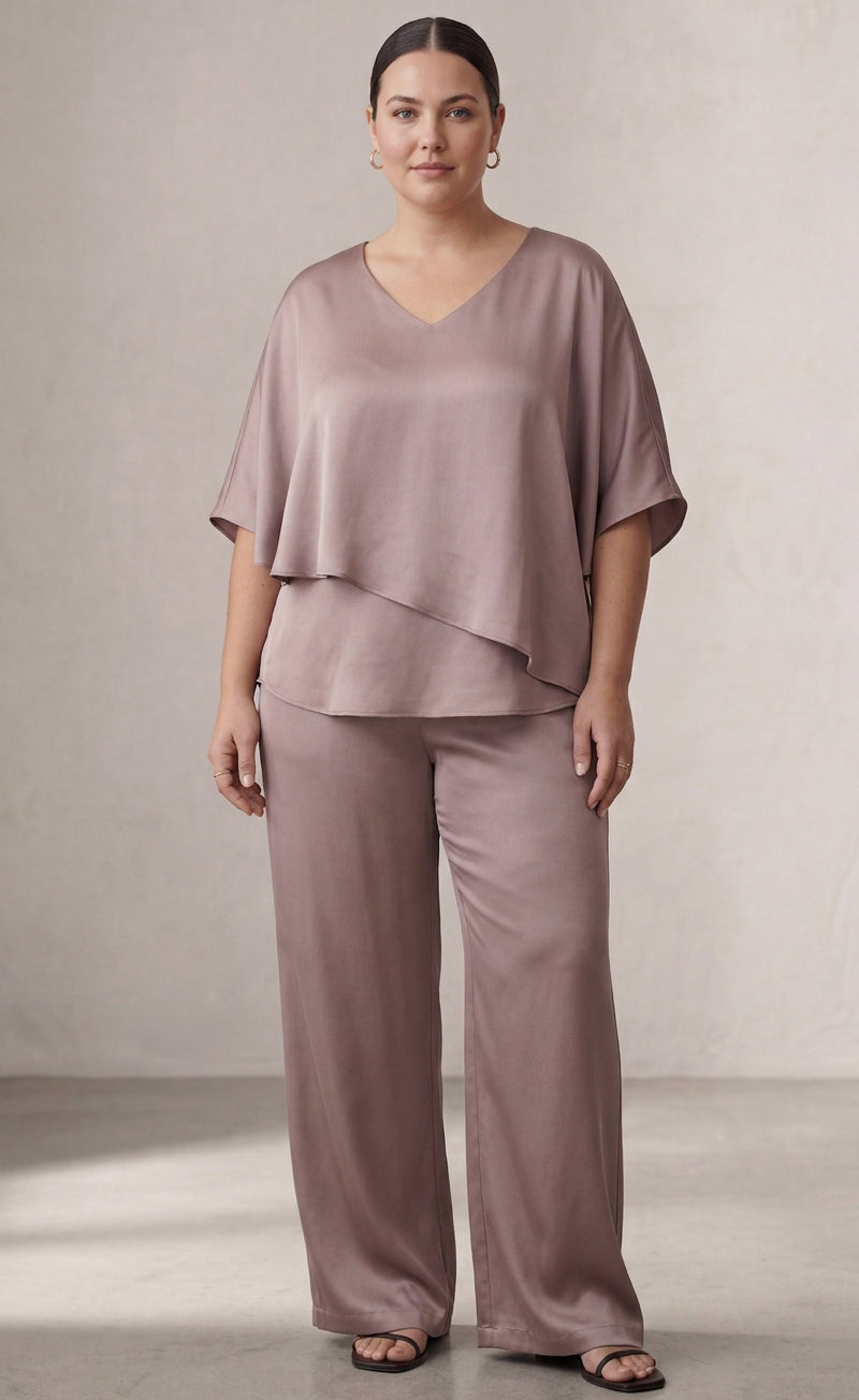 Vita | Co-ord Set Two-Piece With Pants Wide-Leg