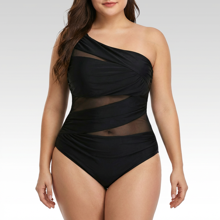 Fleur | Your Elegant One-Shoulder Swimsuit in Plus Size