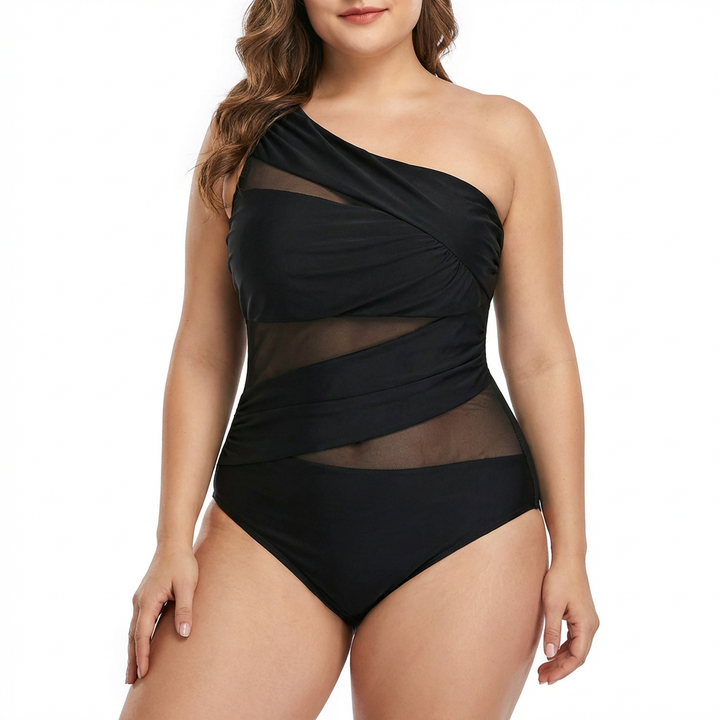 Fleur | Your Elegant One-Shoulder Swimsuit in Plus Size