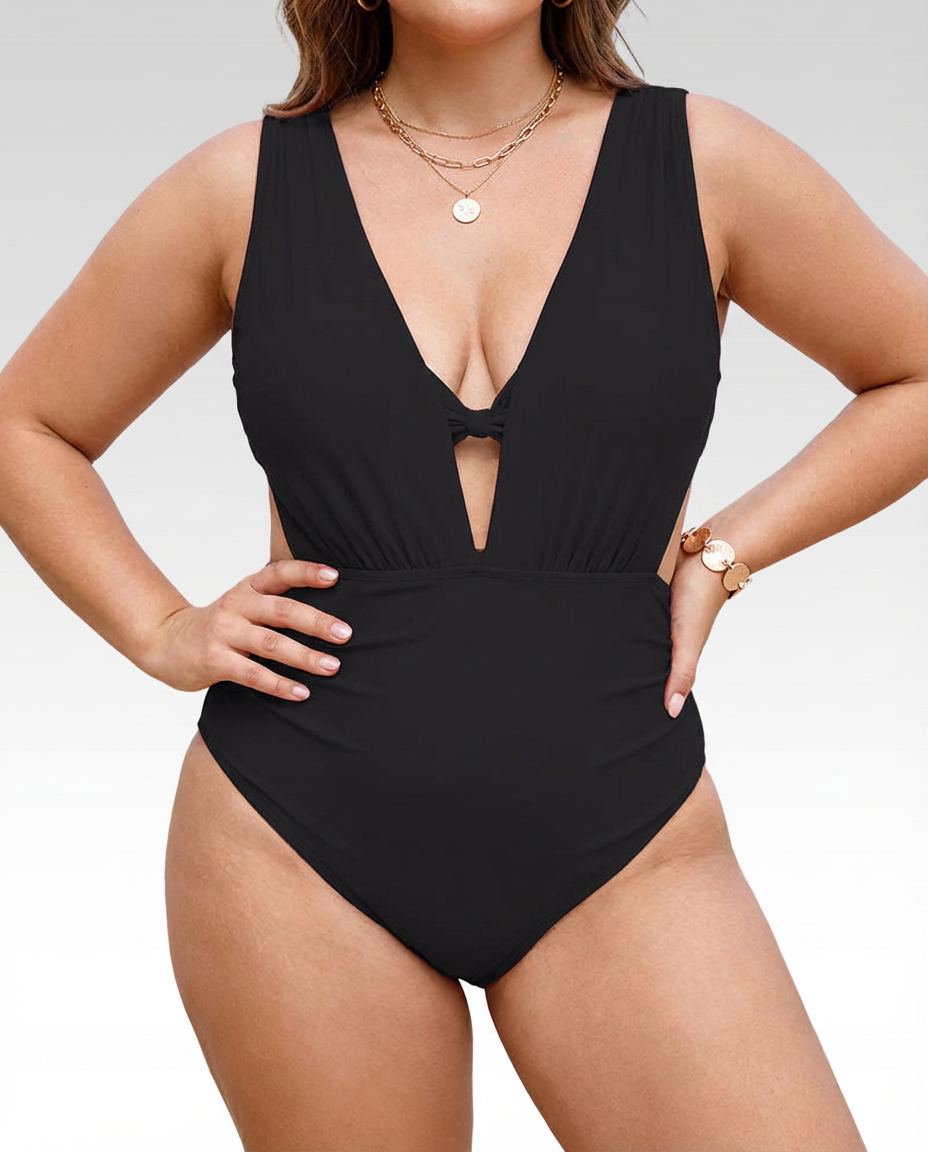 Isadora | Shaping Swimsuit V with Tummy Control Effect