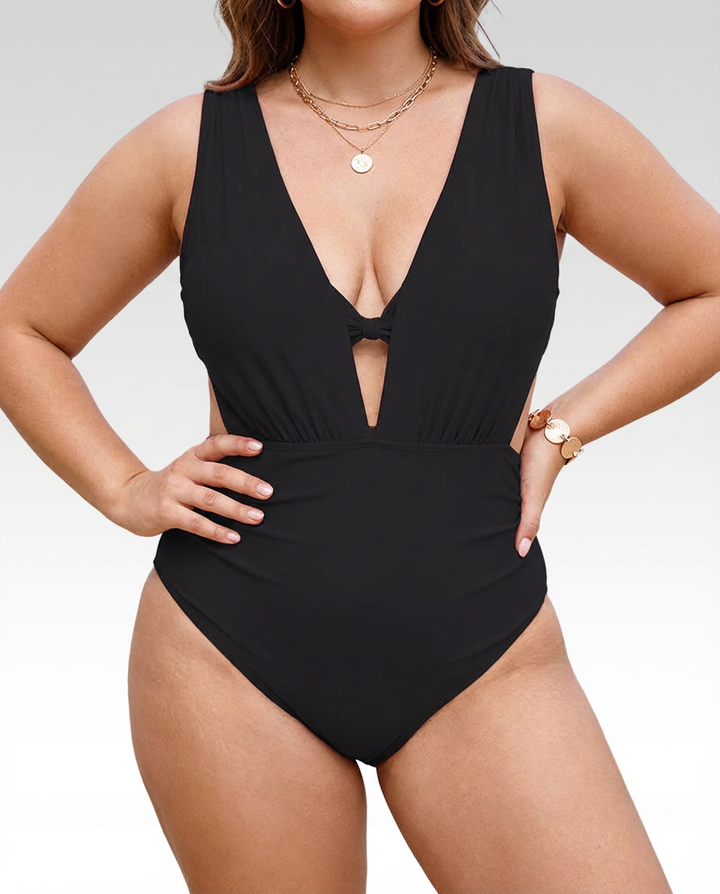 Isadora | Shaping Swimsuit V with Tummy Control Effect