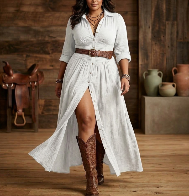 Vael | Belted Dress