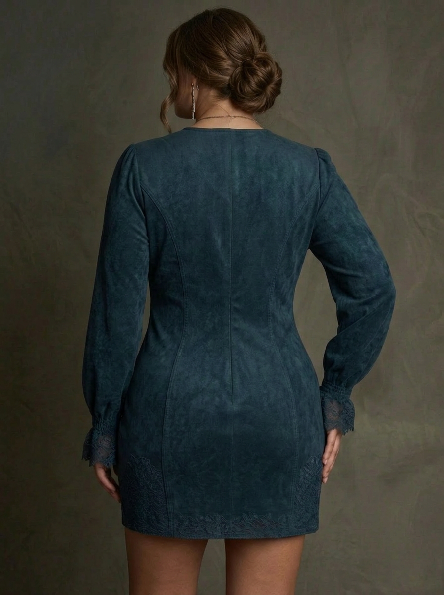 Laisa | Suede Mini Dress
