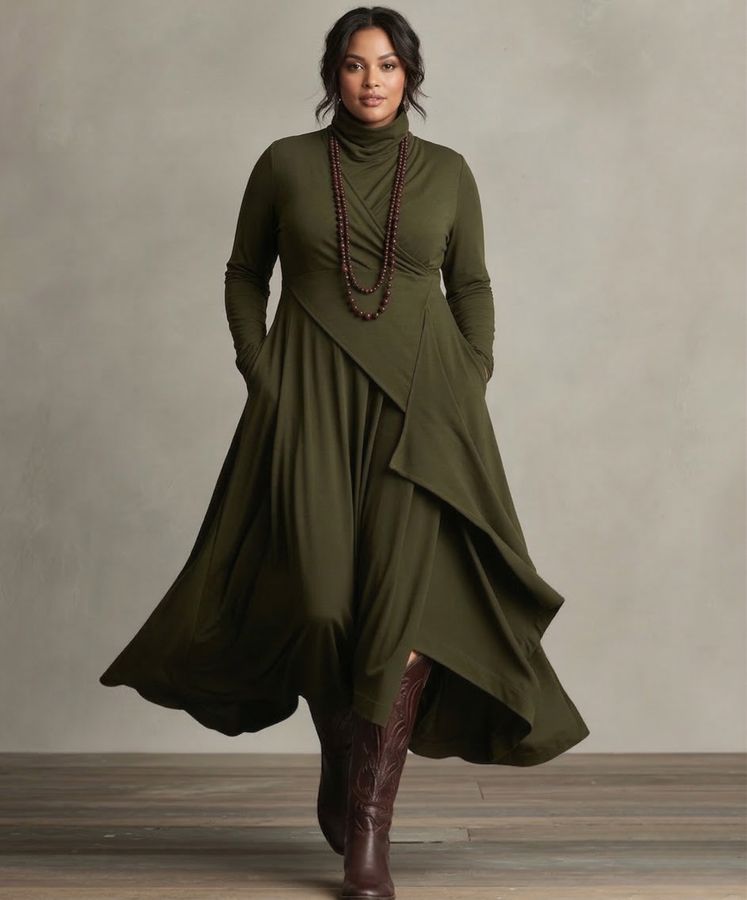 Kaia | Elegant Draped Dress