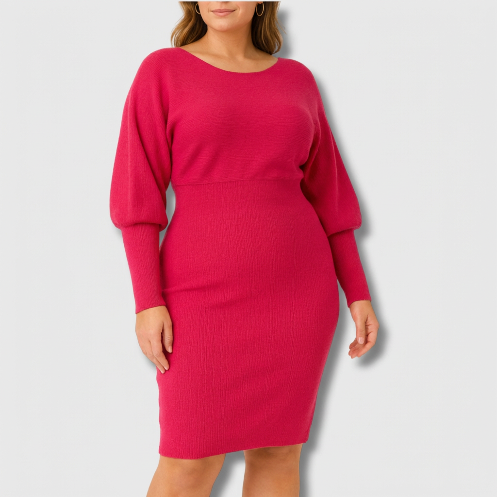 Cataleya | Elegant Knit Midi Dress